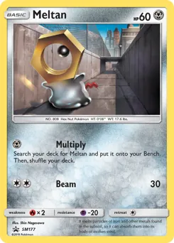 SM Black Star Promos Meltan Pokémon card